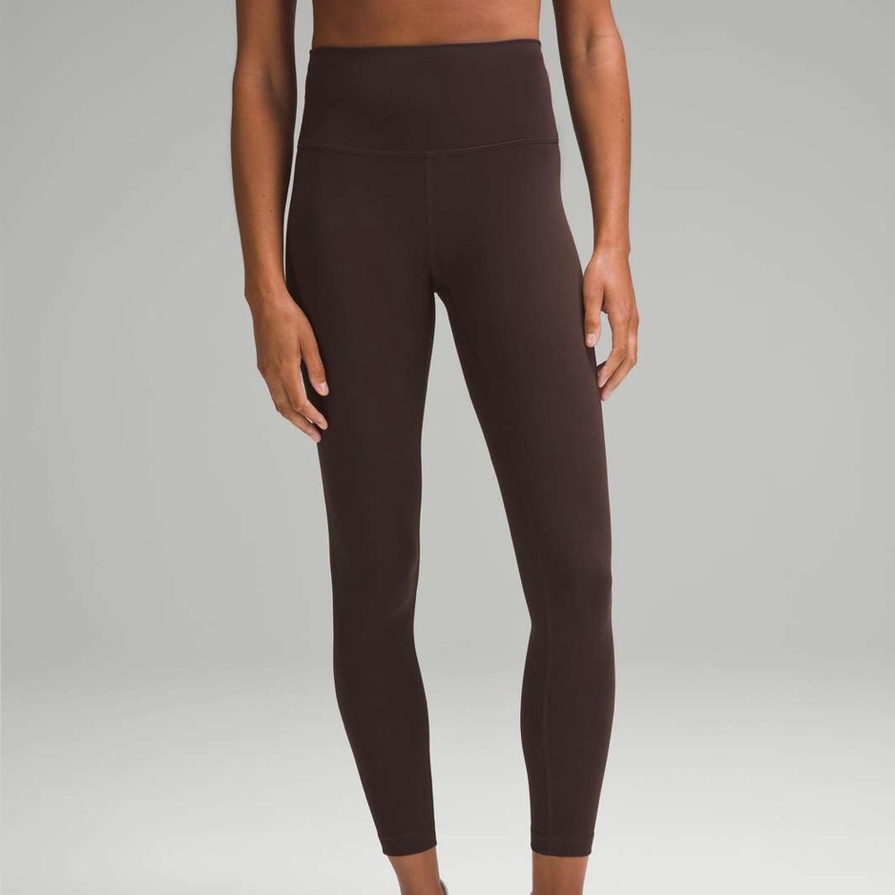 Lululemon Wunder Train High-Waist Brown Espresso Women's 25” Leggings